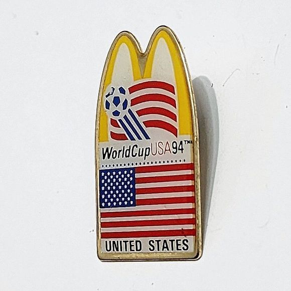 World Cup 1994‎ FIFA Soccer McDonald's Colab Pin USA National Team Early Run Pin - Picture 2 of 5